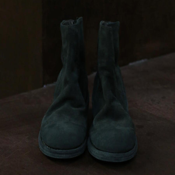 Guidi soft horse reverses zipper boots 796Z moss